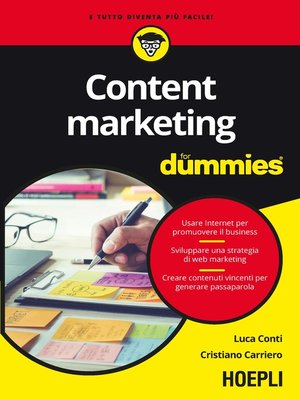 cover image of Content marketing for dummies